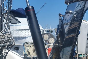 Backstay adjuster on a sailboat
